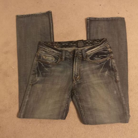 Buffalo David Bitton Black Wash Men Jeans 30×34 - Picture 1 of 15